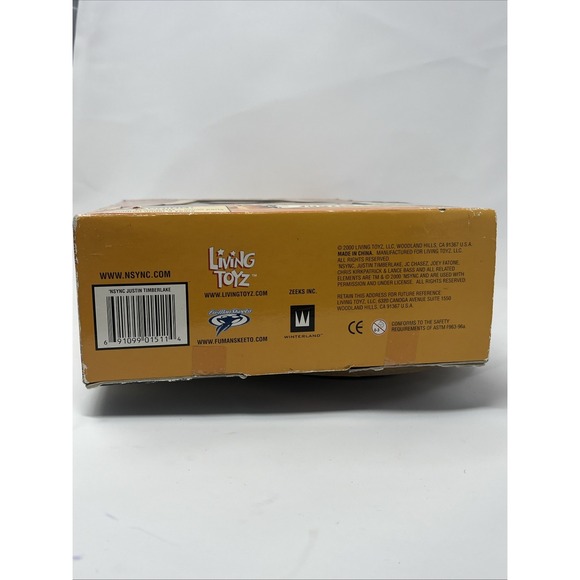 NSYNC Justin Timberlake Collectible Marionette Living Toyz Doll 2000 NIB - Picture 6 of 6